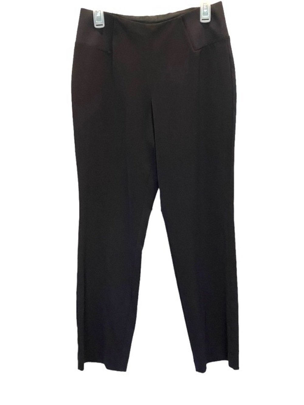 Kim Rogers women’s size 10 short  pull-on pants Black comfort work office
